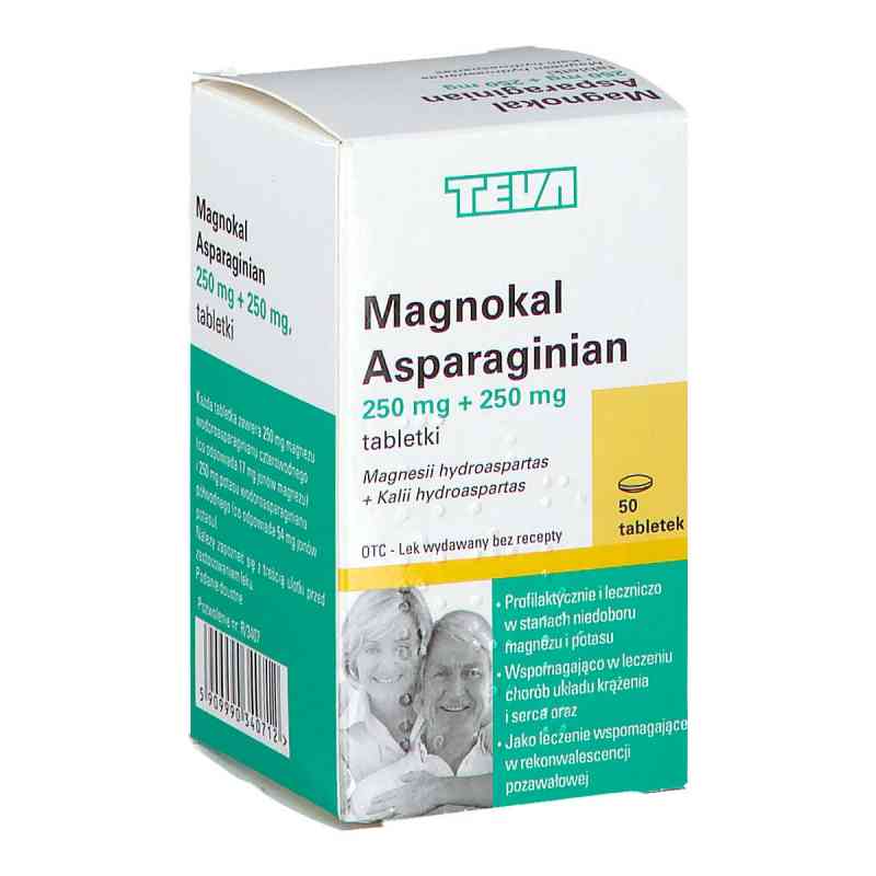 MagnoKal Asparaginian tabletki 50  od TEVA OPERATIONS POLAND SP. Z O.O PZN 08301600