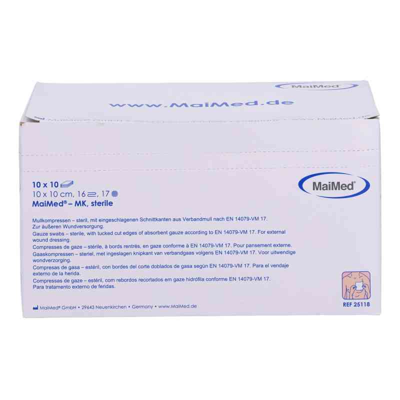 Maimed Mk Kompr.steril 10x10cm 16fach Box 10X10 szt. od MaiMed GmbH PZN 09207725