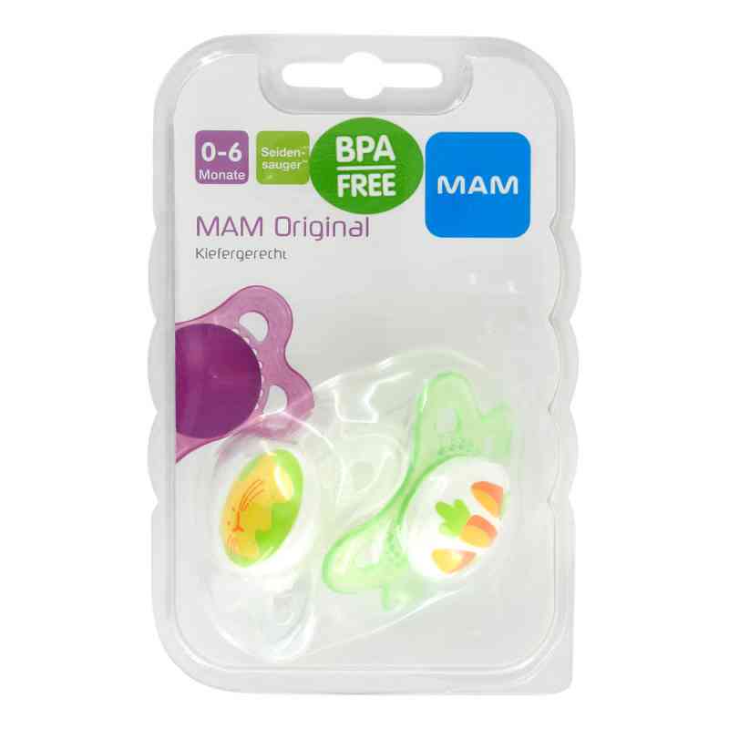 Mam Original 0-6 smoczki silikonowe 2 szt. od MAM Babyartikel GmbH PZN 05463348