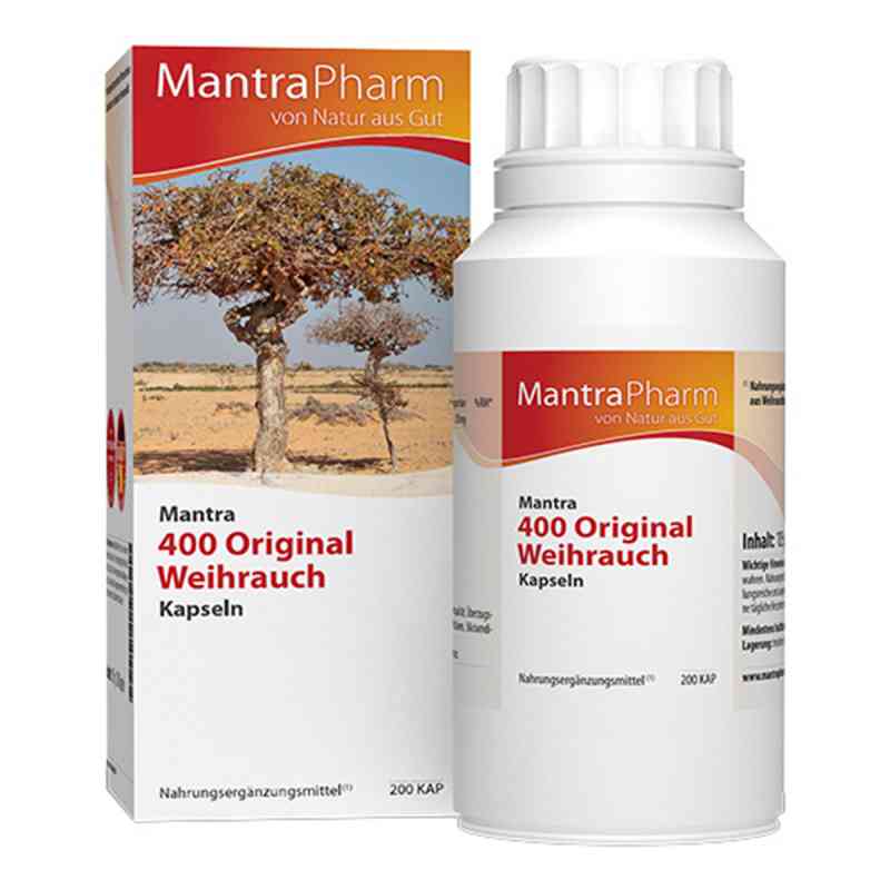 Mantra 400 Original Weihrauch Kapseln 200 szt. od MantraPharm OHG PZN 07630709