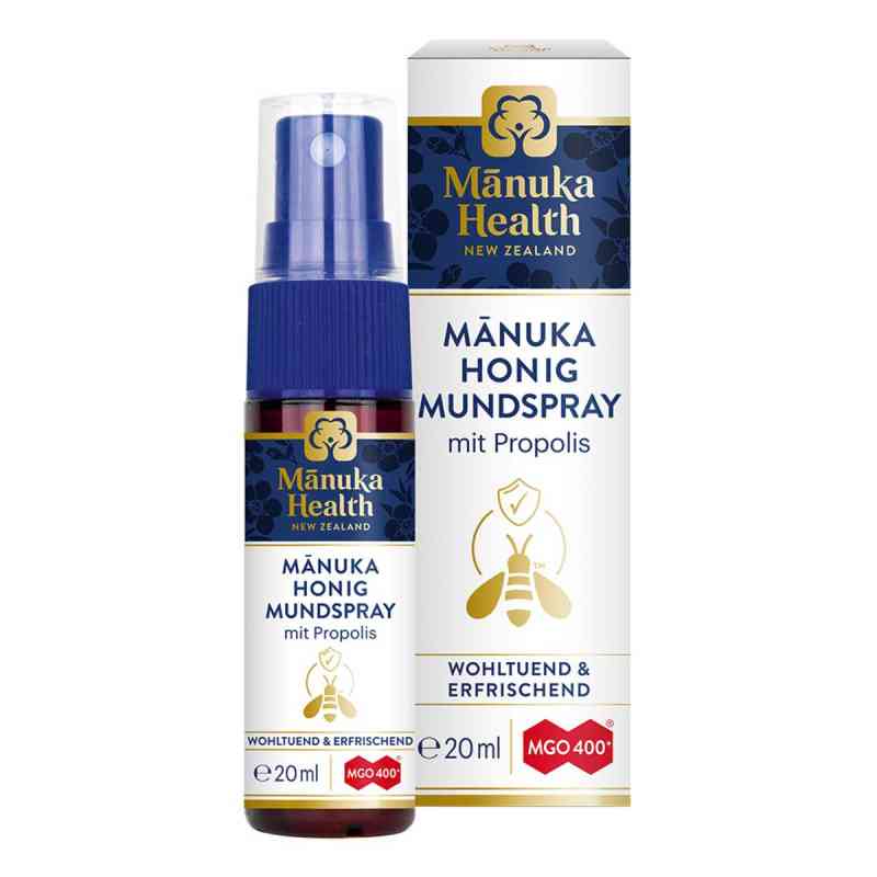 Manuka Health Mgo 400+ Manuka i Propolis spray do ust 20 ml od Hager Pharma GmbH PZN 15875023