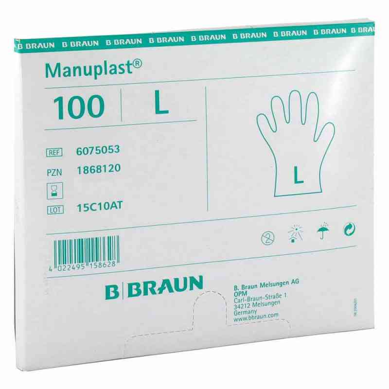 Manuplast Einmal Handschuhe gross, hell 100 szt. od B. Braun Melsungen AG PZN 01868120