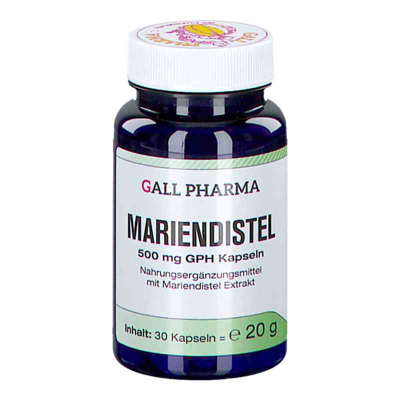 Mariendistel 500 mg Gph Kapseln 30 szt. od Hecht-Pharma GmbH PZN 05530263