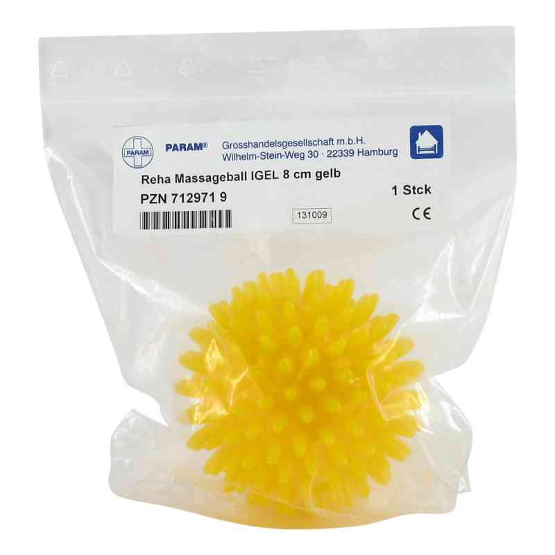 Massageball Igel gelb 8 cm 1 szt. od Param GmbH PZN 07129719