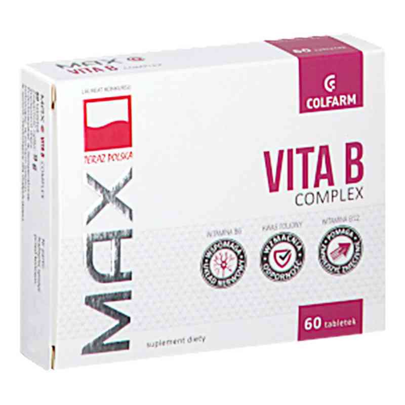 Max Vita B tabletki 60  od ZAKŁADY FARM. COLFARM PZN 08304786