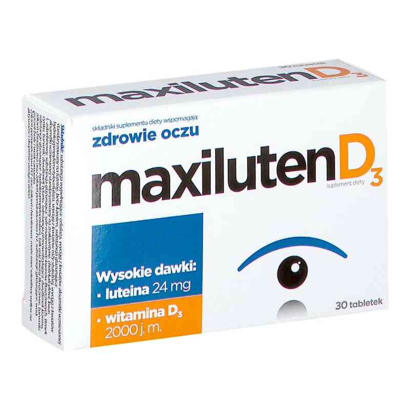 Maxiluten D3 tabletki 30  od AFLOFARM FARMACJA POLSKA SP. Z O.O. PZN 08301638