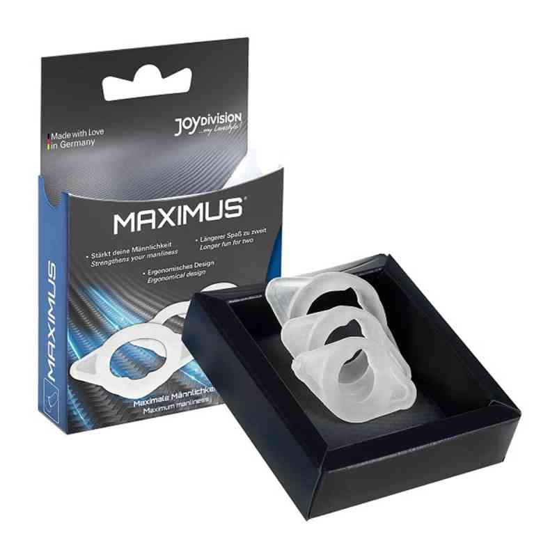 Maximus Der Potenzring Xs, S, M 3 szt. od Dr.Dagmar Lohmann pharma + medic PZN 02032435