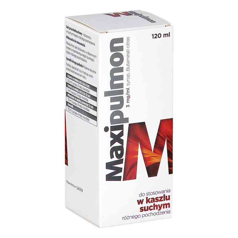 Maxipulmon syrop 120 ml od AFLOFARM FARMACJA POLSKA SP. Z O.O. PZN 08301601