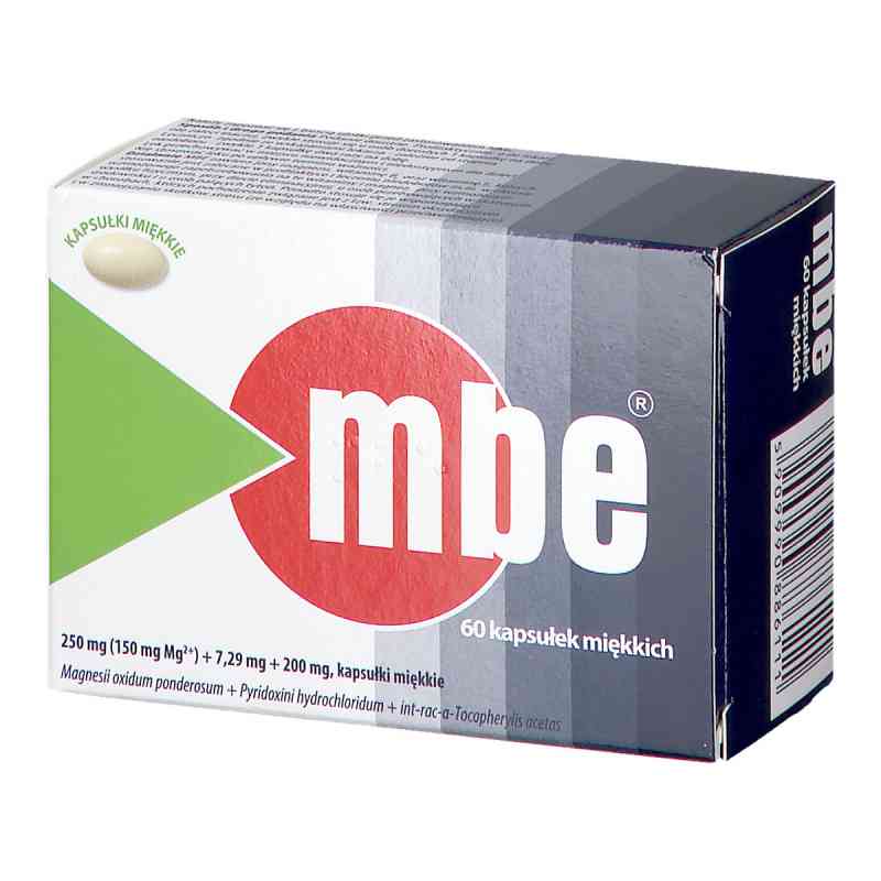 MBE magnez kapsułki 60  od PRZEDSIĘBIORSTWO PRODUKCJI FARMACEUTYCZNEJ HASCO-L PZN 08300423