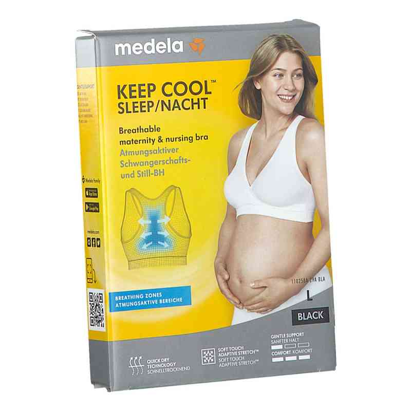 Medela Keep Cool Schlaf Bh L Schwarz 1 szt. od MEDELA PZN 18269412