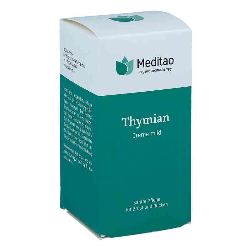 Meditao Thymiancreme mild 50 ml od TAOASIS GmbH Natur Duft Manufaktur PZN 10557100