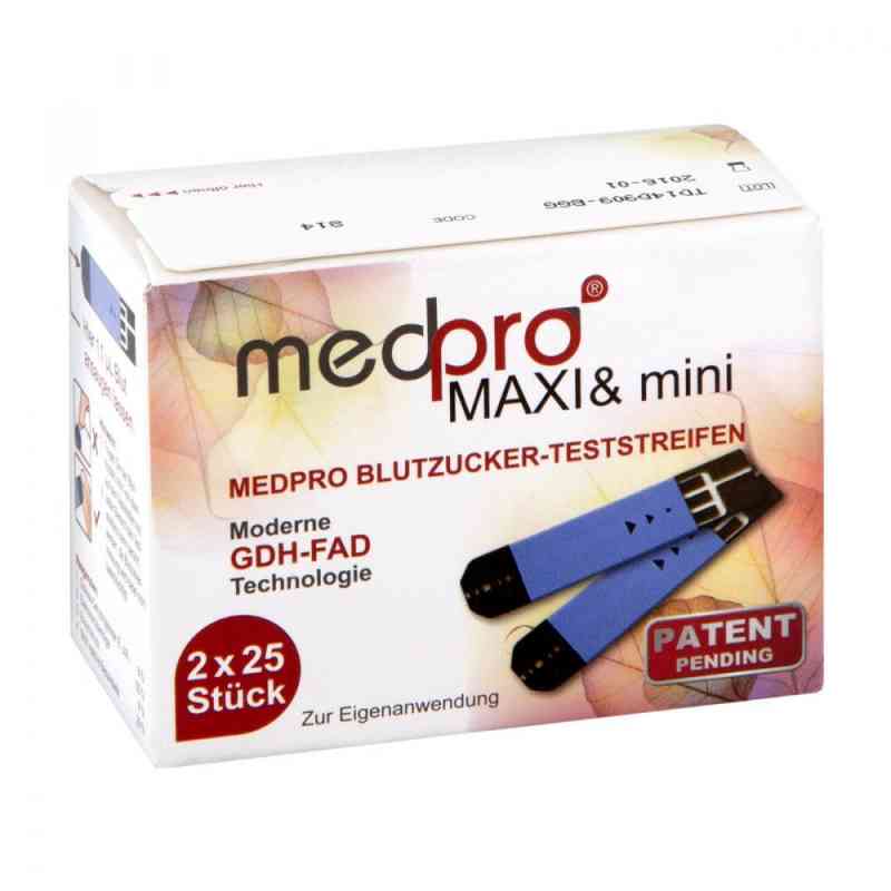 Medpro Maxi & Mini paski do glukometru 2X25 szt. od IMACO GmbH PZN 09300005