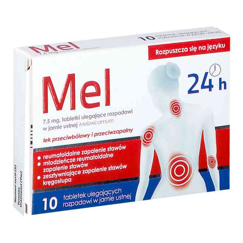 Mel tabletki 10  od PRZEDSIĘBIORSTWO PRODUKCJI FARMACEUTYCZNEJ HASCO-L PZN 08302086