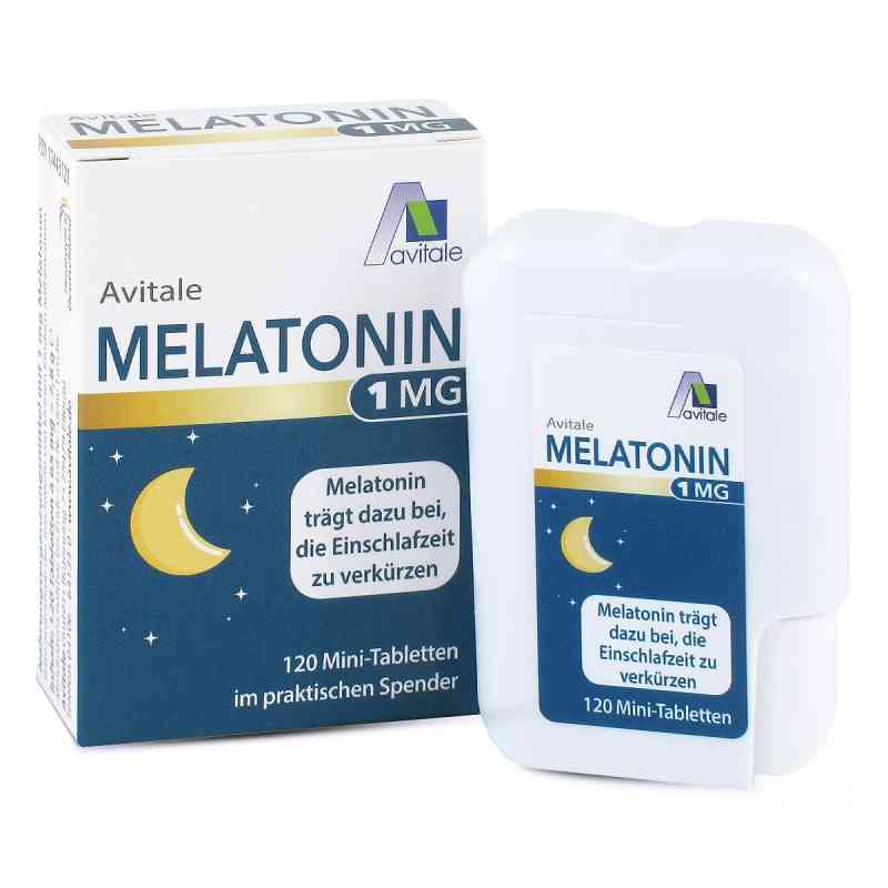 Melatonina 1 mg mini-tabletki w dozowniku 120 szt. od Avitale GmbH PZN 17443121