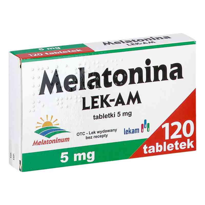 Melatonina Lek-Am tabletki 120  od PRZEDSIĘBIORSTWO FARMACEUTYCZNE LEK-AM SP. Z O.O. PZN 08306454