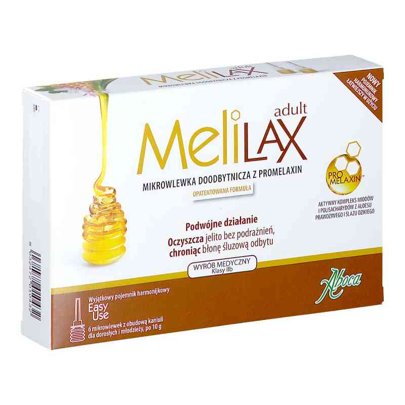 MELILAX Adult mikrowlewka 6  od ABOCA SPA SOCJETA AGRICOLA PZN 08302884