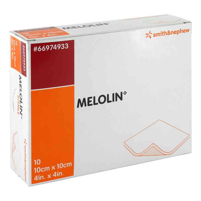Melolin 10x10cm opatrunek  10 szt. od Smith & Nephew GmbH PZN 03170748