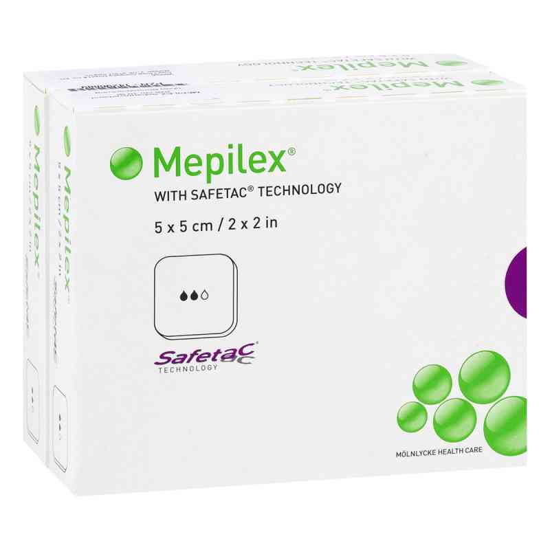 Mepilex 5x5 cm Schaumverband 10 szt. od B2B Medical GmbH PZN 12484948