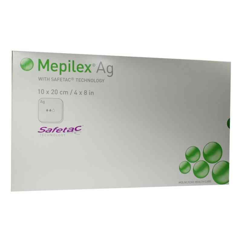 Mepilex Ag Verband 10x20cm steril 5 szt. od Mölnlycke Health Care GmbH PZN 02227239