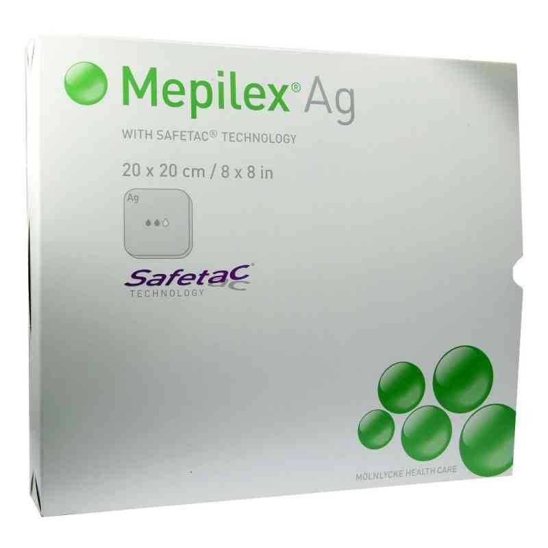 Mepilex Ag Verband 20x20cm steril 5 szt. od Mölnlycke Health Care GmbH PZN 02230968