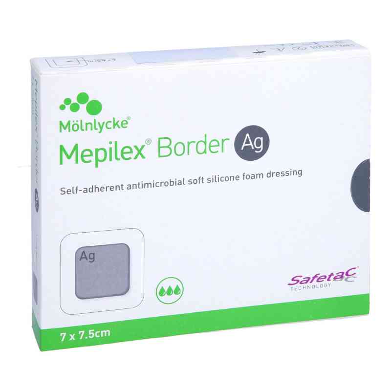Mepilex Border Ag Verband 7x7,5cm 5 szt. od 1001 Artikel Medical GmbH PZN 09330621