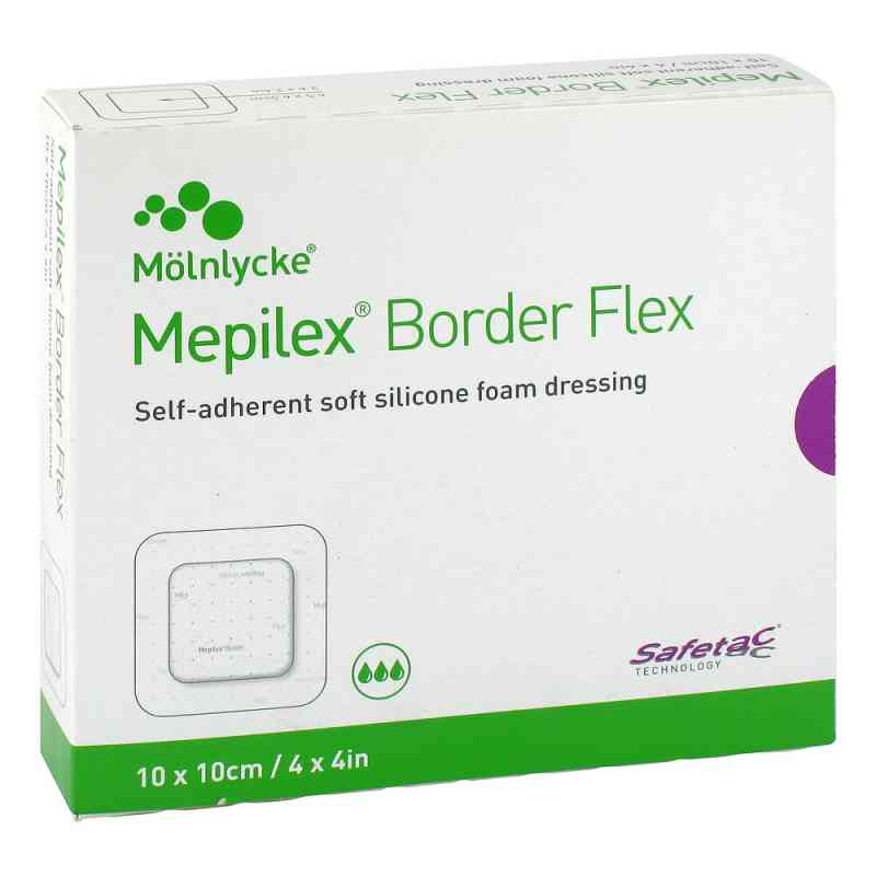 Mepilex Border Flex Schaumverb.haftend 10x10 cm 10 szt. od Mölnlycke Health Care GmbH PZN 12596009