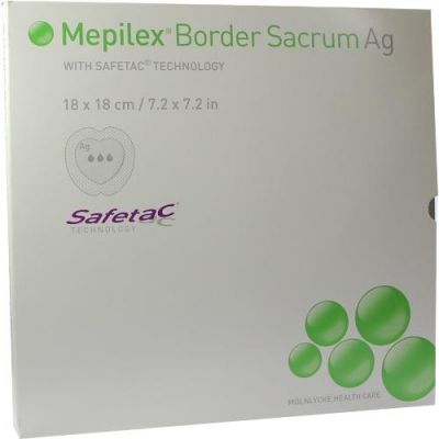 Mepilex Border Sacrum Ag Schaumverb.18x18 cm sterilisatus  5 szt. od Mölnlycke Health Care GmbH PZN 06130436