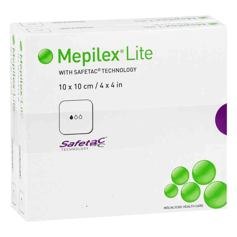 Mepilex Lite Schaumverband 10x10 cm 10 szt. od + Prisoma GmbH PZN 13875622