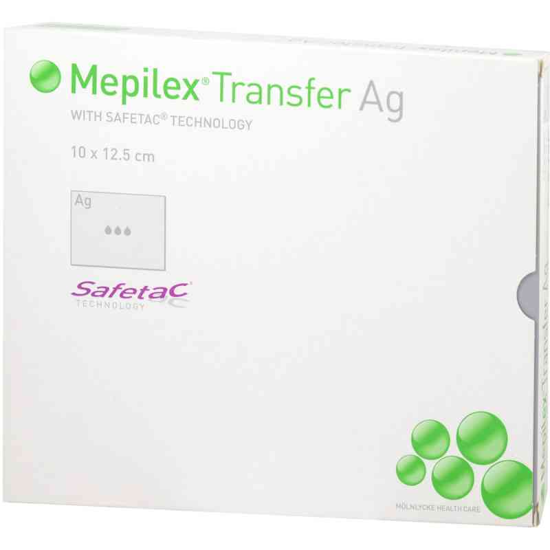 Mepilex Transfer Ag Schaumverband 10x12,5 cm sterilisatus  5 szt. od Mölnlycke Health Care GmbH PZN 09542783