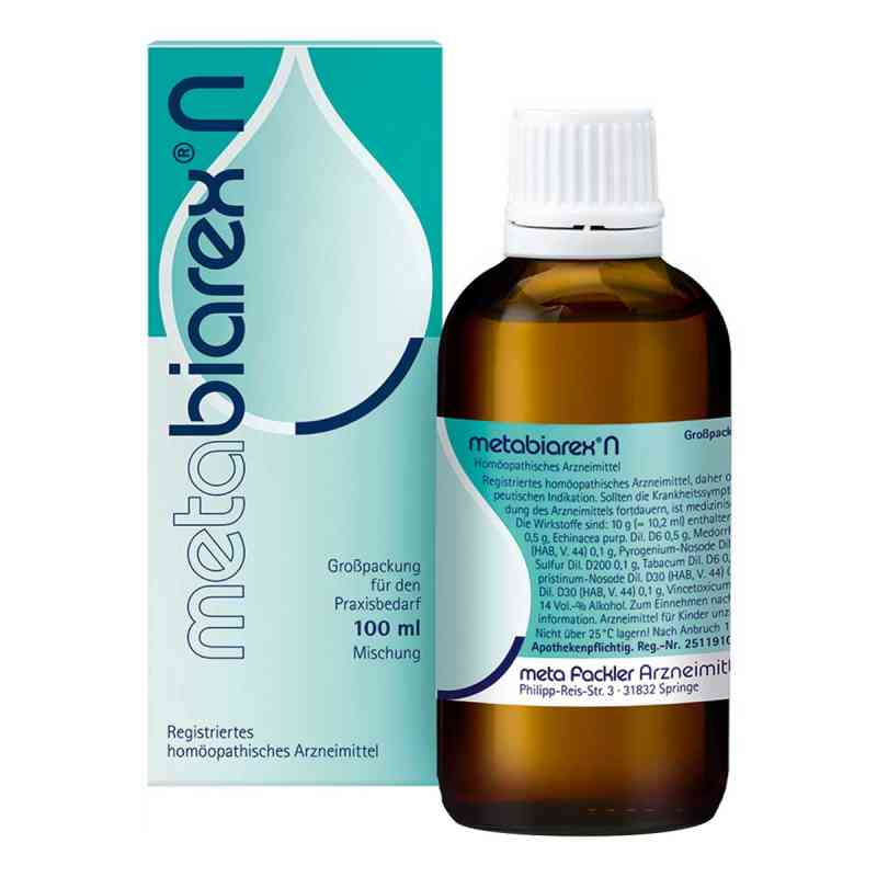 Metabiarex N Tropfen 100 ml od meta Fackler Arzneimittel GmbH PZN 06064478