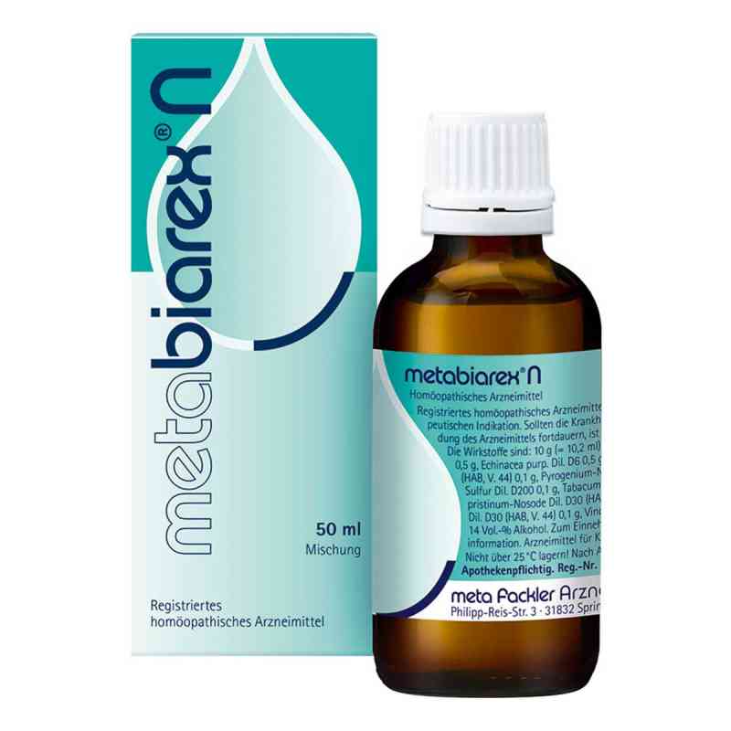 Metabiarex N Tropfen 50 ml od meta Fackler Arzneimittel GmbH PZN 06064461