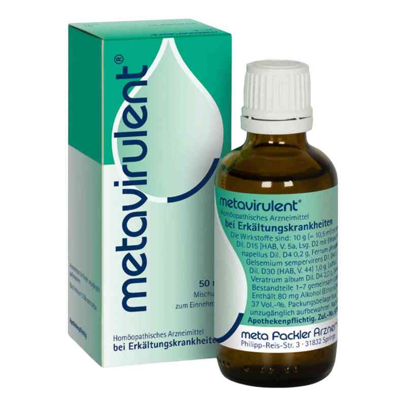 Metavirulent krople 50 ml od meta Fackler Arzneimittel GmbH PZN 01358241