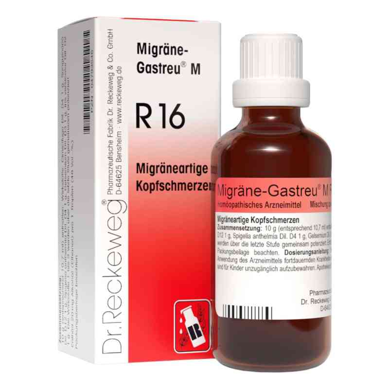 Migraene Gastreu M R 16 krople 50 ml od Dr.RECKEWEG & Co. GmbH PZN 04793546