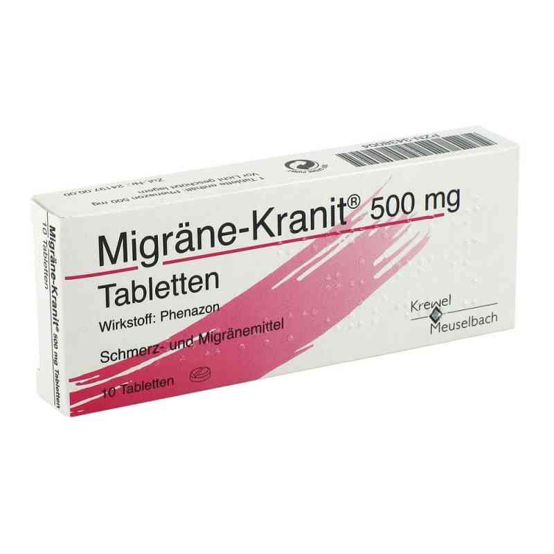 Migraene Kranit 500 mg tabletki 10 szt. od HERMES Arzneimittel GmbH PZN 03438004
