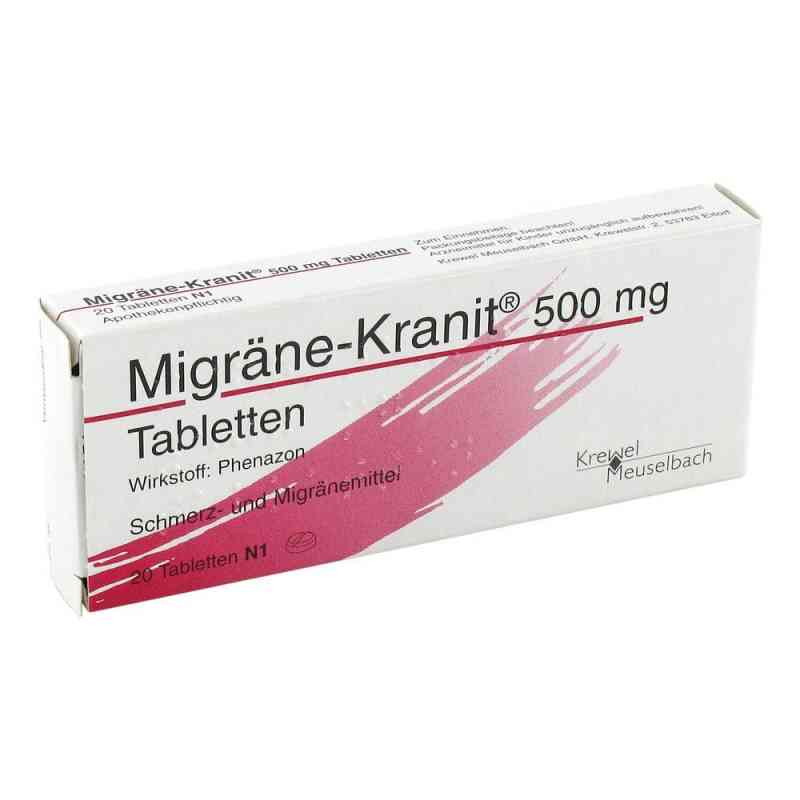 Migraene Kranit 500 mg tabletki 20 szt. od HERMES Arzneimittel GmbH PZN 03438010