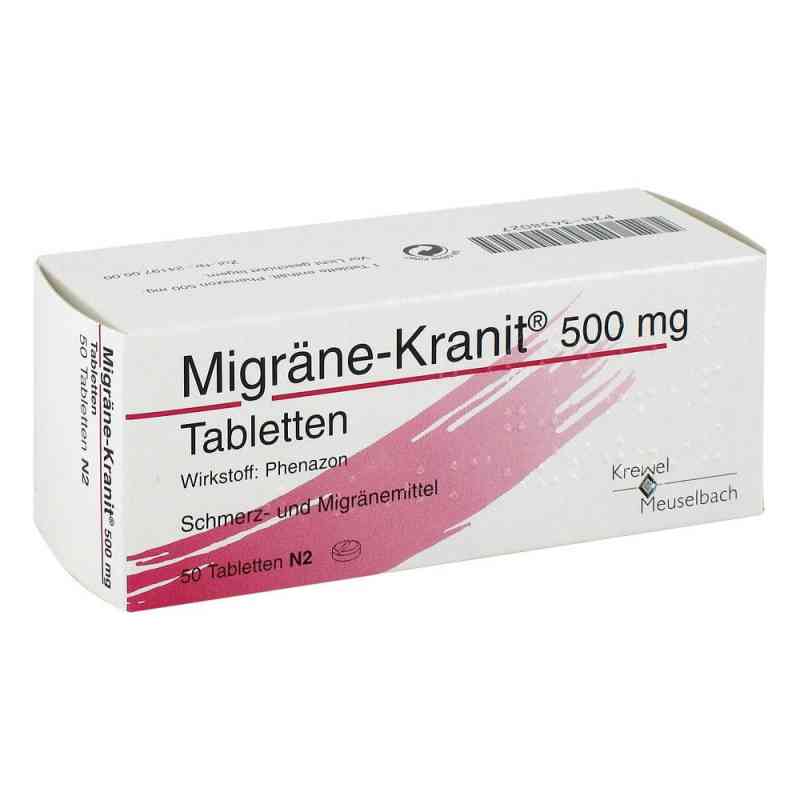 Migraene Kranit 500 mg tabletki 50 szt. od HERMES Arzneimittel GmbH PZN 03438027