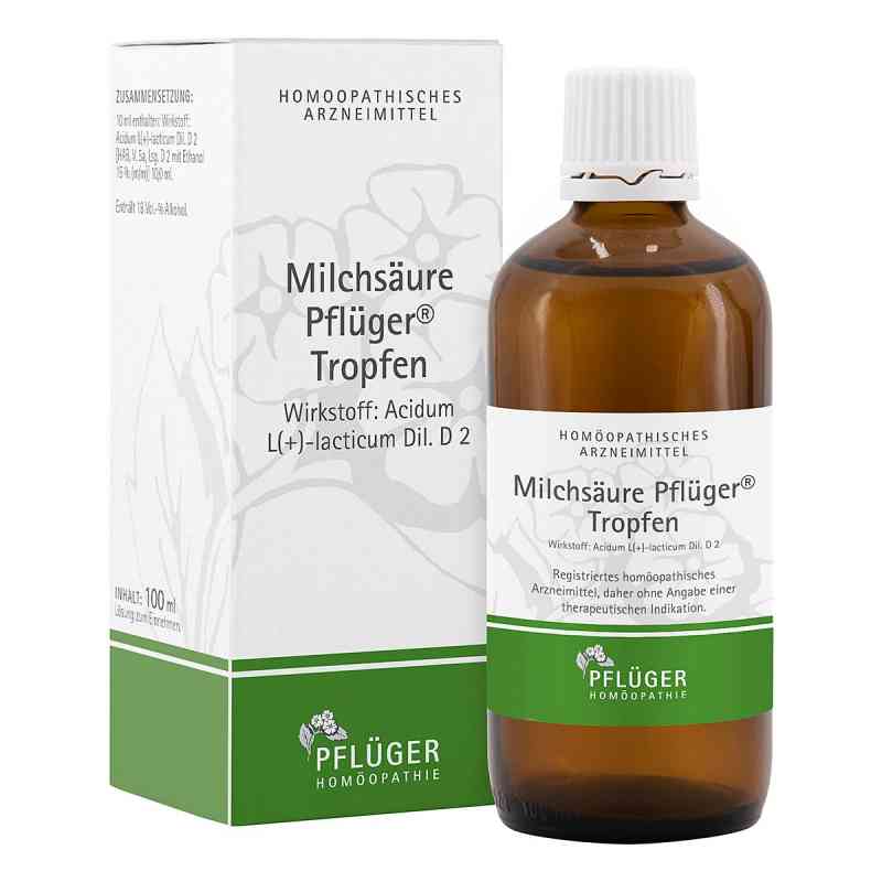 Milchsaeure Pflueger Tropfen 100 ml od Homöopathisches Laboratorium Ale PZN 01222406