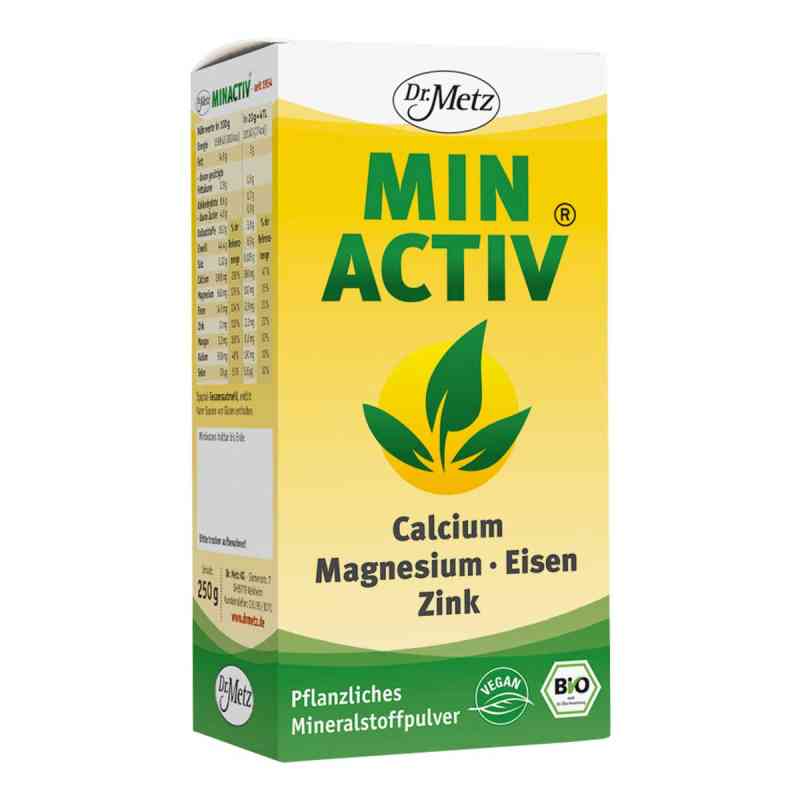 Minactiv minerały roślinne 250 g od Dr.Metz KG PZN 07203120