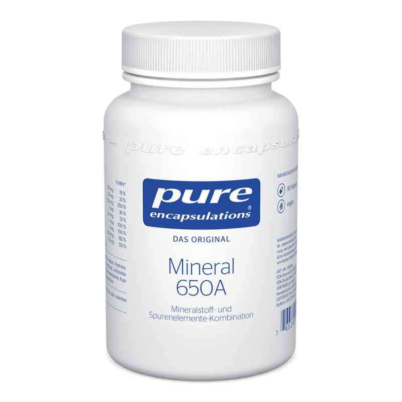 Mineral 650A kapsułki 90 szt. od Pure Encapsulations LLC. PZN 05132427