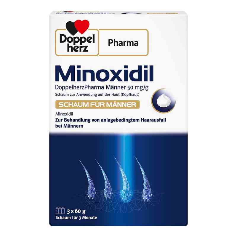 Minoksydyl Doppelherzpharma dla mężczyzn 50 mg/g pianka 3X60 g od Queisser Pharma GmbH & Co. KG PZN 18754768