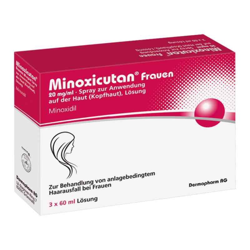 Minoxicutan Frauen 20 mg/ml spray 3X60 ml od DERMAPHARM AG PZN 12724743