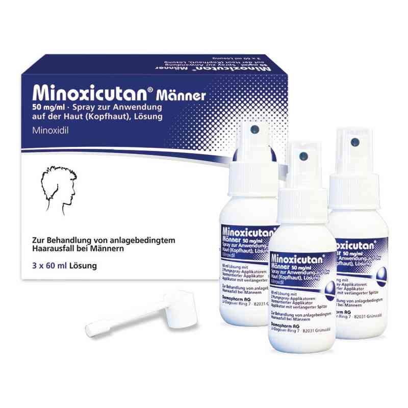 Minoxicutan Männer 50 mg/ml spray 3X60 ml od DERMAPHARM AG PZN 12724795