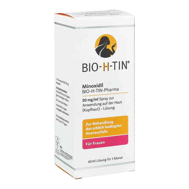 Minoxidil Bio-h-tin Pharma 20 mg/ml Spray płyn  60 ml od Dr. Pfleger Arzneimittel GmbH PZN 10391763