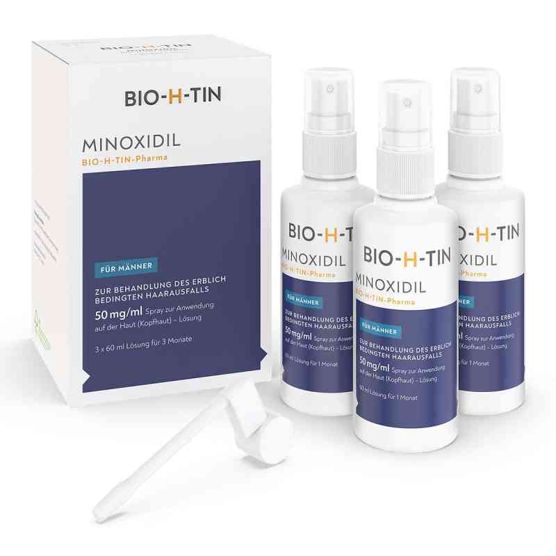 Minoxidil BIO-H-TIN Pharma 50 mg/ml spray 3X60 ml od Dr. Pfleger Arzneimittel GmbH PZN 10391800
