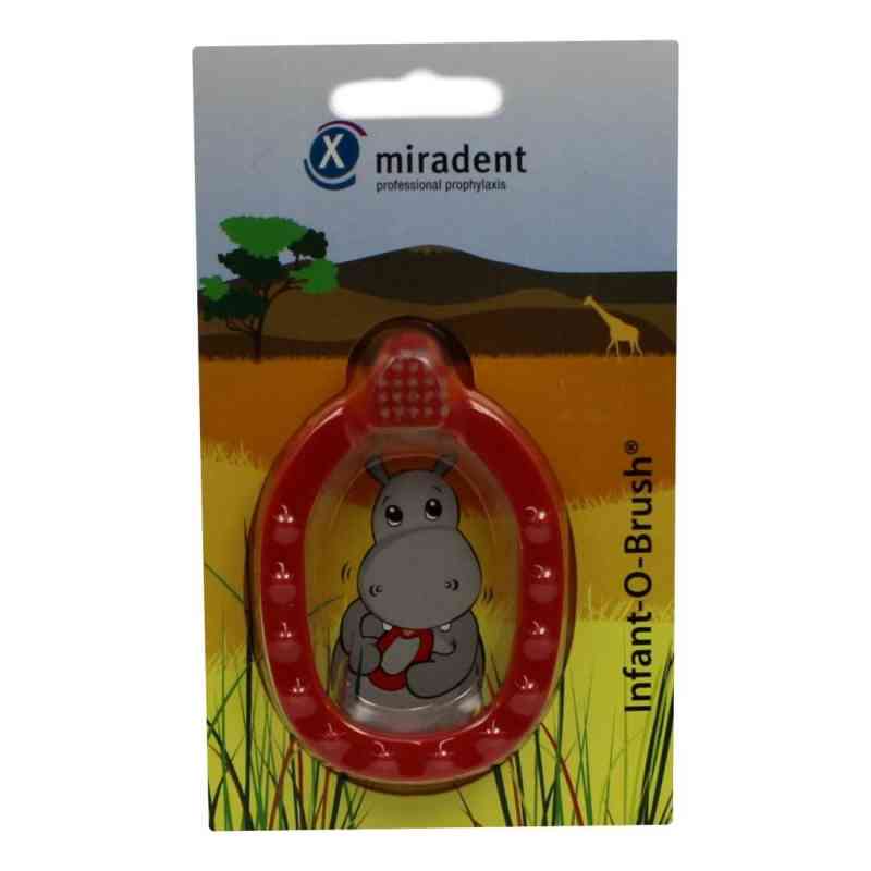 Miradent Infant-o-brush szczoteczka do nauki mycia zębów czerwon 1 szt. od Hager Pharma GmbH PZN 02172691