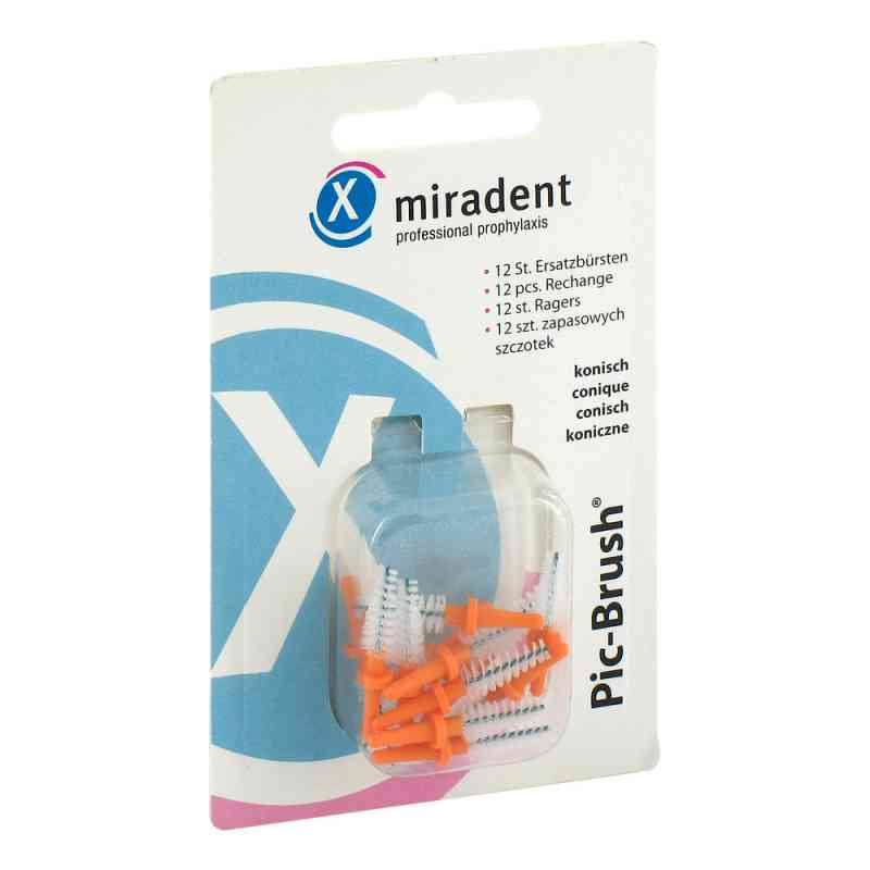 Miradent Szczoteczki międzyzębowe Pic-Brush szczoteczki wymienne 12 szt. od Hager Pharma GmbH PZN 03430770