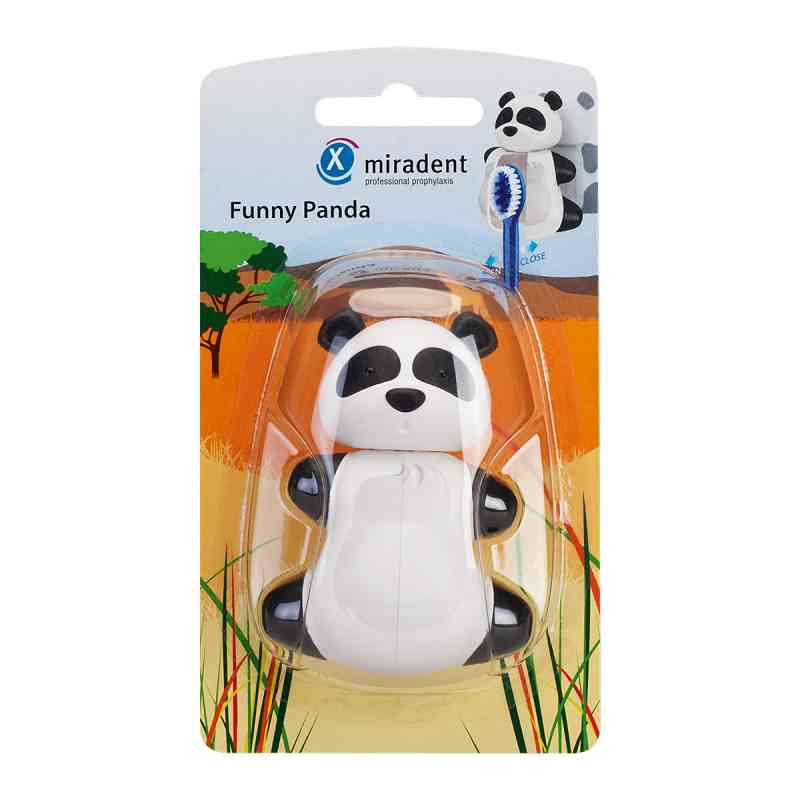 Miradent Uchwyt na szczoteczki Funny Snapper Panda 1 szt. od Hager Pharma GmbH PZN 11675646