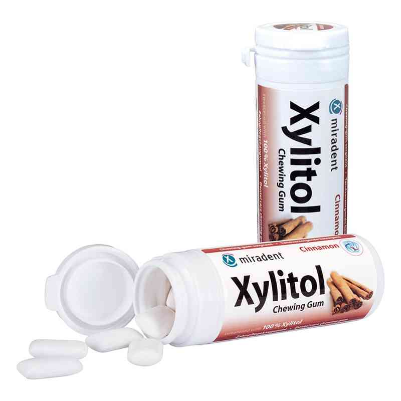 Miradent Xylitol cynamonowa guma do żucia 30 szt. od Hager Pharma GmbH PZN 04302784