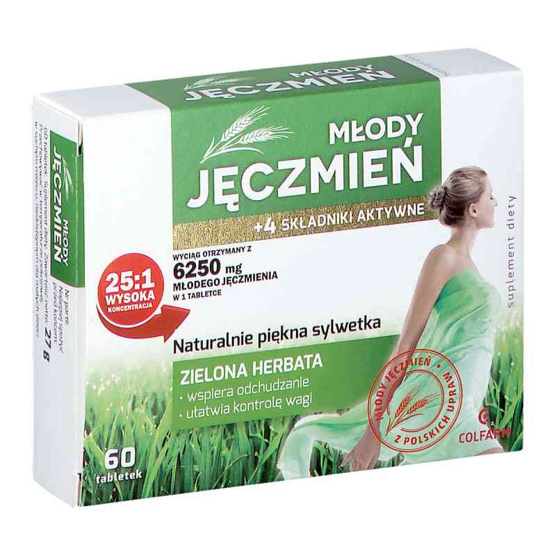 Młody jęczmień Colfarm tabletki 60 tabl. od ZAKŁADY FARM. COLFARM PZN 08301402