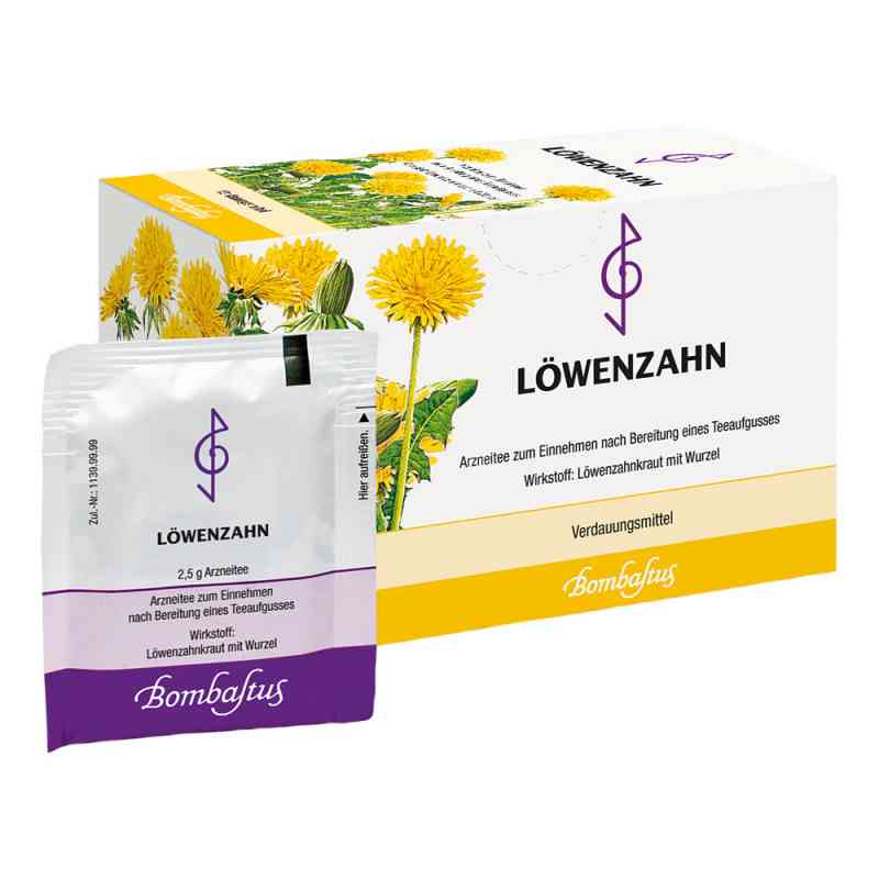 Mniszek lekarski BOMBASTUS 20X2.5 g od Bombastus-Werke AG PZN 04634842